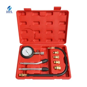 HTL Engine Vacuum Pressure Gauge & Cylinder Compression Tester Kit Universal Automotive Repair Tool