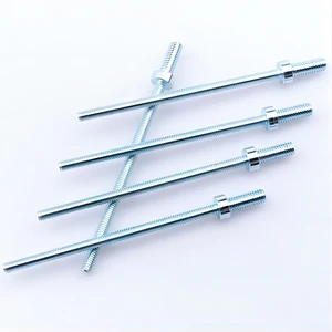 M4 ISO Carbon Steel Zinc Plated Long Double Head Dowel Screw Double Sided Threaded Screw Bolt Class 4.8 & 6.8 86.5mm