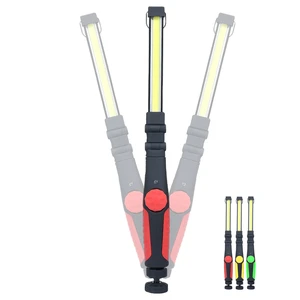 Rechargeable Magnetic Slim Work Light Foldable for Car Workshop Super Bright COB Flashlight Portable Handheld LED Mechanic Light