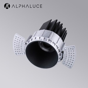 Home Office IP54 Modern Anti-Glare Recessed LED Trimless Downlight With Aluminum Housing Dimmable
