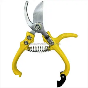Manual Pruning Shears for Gardening Flower Cutting & Indoor Plant Trimming-Alloy Steel Blades 6inch Size Right-Handed
