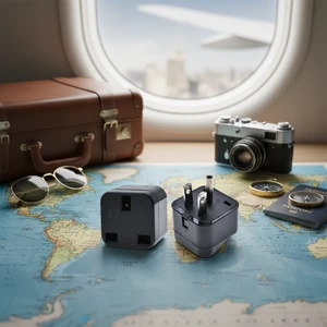 Manufacturer Direct Sale UK-5 British to American Plug CE Certified Plugs for United States, Canada, Singapore