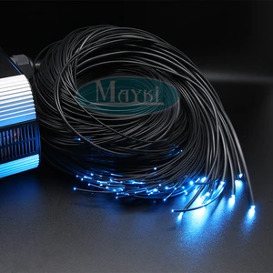 DMX Control 150W High Power Fiber Optic Light Engine Color Changing Twinkle Fiber Optic Illuminator with Color Wheel