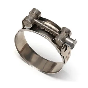 Haofa Adjustable Stainless Steel T Bolt Hose Clamp / T-bolt Clamps for Hydraulic Silicone Hose