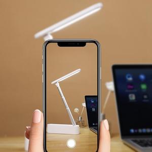 Custom usb Lamps Folding Bedroom Office Dimmable rgb Reading Bedside Flexible Portable Student Creative Cordless led Desk Lamp