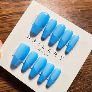 Wholesale Hand Painted Best Selling Acrylic Beautiful Luxury Gel Customized Handmade Press on Nails