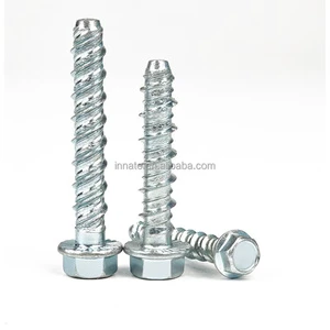 High Quality M10 M12 Steel Hex Head Self Tapping Concrete Screw Anchors Bolts