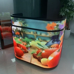Custom Portable LED DJ Booth With P2.5 Display Screen High Refresh Rate Stage Lighting Solution For Nightclub Event Rental