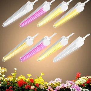 Plant Grow Light for Indoor Plants Solar Tube Linkable 1ft~8ft Customized T8 LED Full Spectrum Indoor Plants Greenhouse Seeding