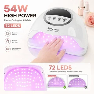 UV LED Nail Dryer Auto Induction Multi Timers Non Black Hands Gel Curing Lamp for Salon Manicure Home DIY