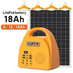 Portable Rechargeable LED Audio Lamp Multi-Function with Efficient Audio for Landscape Durable Plastic Body