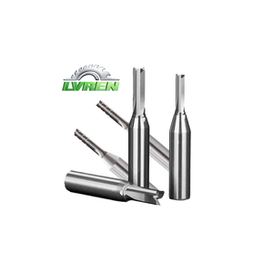 Customizable ODM/OEM 1/2*10*40mm 3-Flutes Straight End Mill Cutter for CNC Milling Router Wood Carving Coated CNC Router Wood