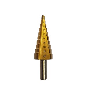 Titanium High Speed Steel Step Drill Bits For Metal Steel Aluminum Copper Plastic Wood