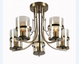 New Arrival Hot Sell Villa Hotel Bedroom Dining Room Modern Glass Ceiling Chandeliers Pendant Light