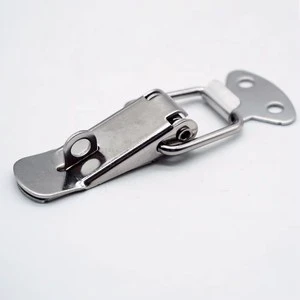 Stainless Steel Spring Loaded Lockable Toggle Latch for Cabinet & Toolbox Kitchen Use Black Waterproof Durable