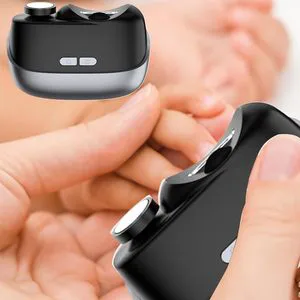 2 In 1 USB Charging Electric Nail Grinder And Polisher Intelligent Automatic Multifunctional Toe Finger Nail Clipper