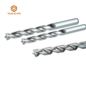 Precision Drilling Three Point Woodworking Drill Fully Ground Crown-Tip Wood Brad Point Drill