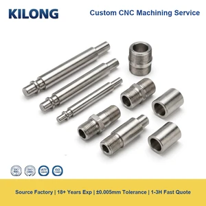 IATF 16949 Certified Machining Factory Custom Stainless Steel Metal Bushing Screw Parts High Quality Automated Machinery Rapid