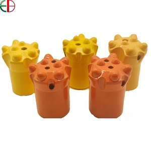 EB4278 Cold Pressed Ball Tooth TiCN Coated Pneumatic Drill Bit 32 Steel Hex Shank Multipurpose for Mine Tunnel Drilling