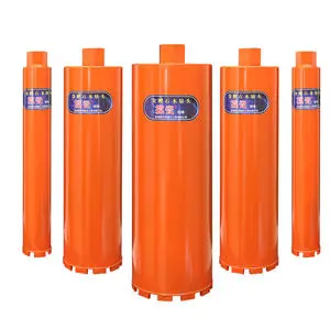 Diamond Core Drill Bit Reinforced Concrete Drill of 27-200mm for Punching Holes Total Length 400mm Sharp Reinforced Concrete Bit