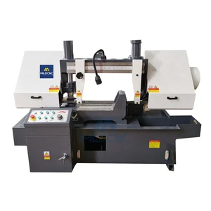 Horizontal Band Saw Cutting Machine for Metal GH4228 CNC with Hydraulic Tension Engine 2.2KW Motor