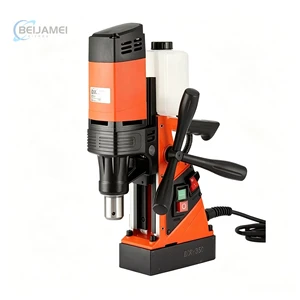 Portable Magnetic Core Drill Machine Heavy Duty Magnetic Drill Press for Metal Hole Drilling Annular Cutter Processing