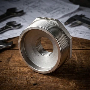(OEM ODM) Durable Stainless Steel Hex Reducing Bushing Male Female Thread Pipe Fitting Custom Size For Plumbing And Chemical Industry