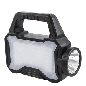 Wholesale Multifunctional High Brightness Portable Plastic Rechargeable Hand Lamp Outdoor Emergency Searchlight