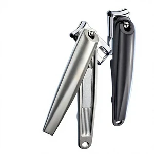 New Stainless Steel 360-degree Rotating Nail Clippers Large Single Nail Cutter Multi-angle Wide Opening Multi-functional Flat