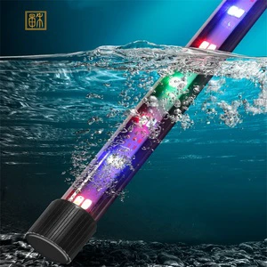 Zaohetian T4 Cheap Small Glass Tube Aquarium Lamp RGB Fish tank Light T4 Lighting Lamp