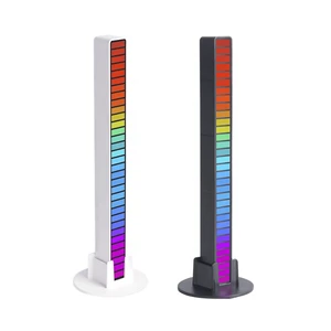 Hot Sale DC5V Rechargeable 32 Bit RGB Voice Control LED Music Rhythm Lights