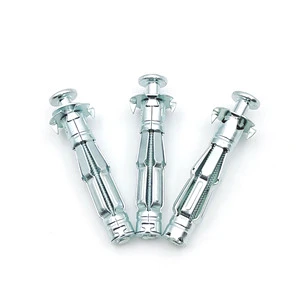 Manufacturer's Galvanized M4 M5 M6 M8 Hollow Anchor Expansion Screw for Curtain Wall Gypsum Board Hollow Brick Efficient
