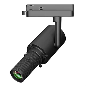 Ecolux CE ETL SAA Modern 10W-35W Dimmable Zoomable LED Track Spot Light 3-Wire Base Track Rail Smart Shapeable Focus Track Light