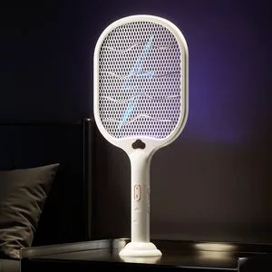 High Quality USB Rechargeable Fly Swatter Bat Racket Factory New Design Electric Mosquito Killer Effective For Fruit Insect Pest