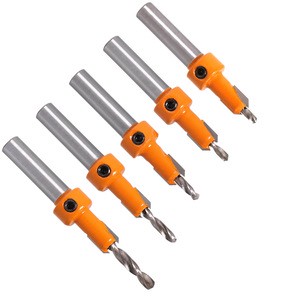 Countersink Chamfer Countersunk Straight Shank Screw Hole Drilling Tools Step Drill Bit