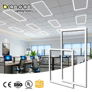 60x60 Square 35W 45W 54W Dimmable Energy Saving 5CCT Slim Led Backlit Recessed Ceiling Panel Light For Office Commercial Use