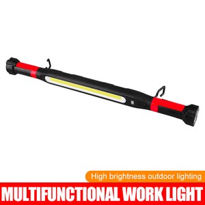 180° Rotatable Magnetic Work Light With Power Display, Hook And Clamp Outdoor Flashlight, Suitable For Car Repair And Camping
