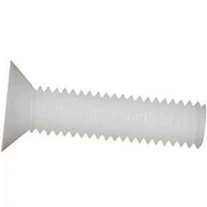 Plastic Flat Cross Countersunk Head Screws Polyamide Nylon Plastic Screw