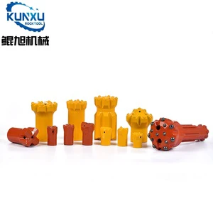 Carbide Drill Bit Forged for Coal Mining Hard Rock Drilling Tool 36mm 38mm Button Broca Rock 7/11/12 Degree Taper KUNXU Brand 6