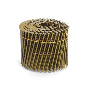 Wood Pallet Framing Wire Nails Pneumatic Nail Gun Stainless Steel Coil Nails Roll Nails