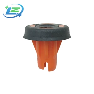 Orange Retainer Clips With Rubber Seal Ring Auto Fasteners Fit For Buick Rear Tail Light Lamp Cover Replacement Fixing Clips