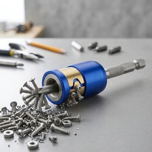 Kazhu Universal Magnetic Ring Alloy Steel Screwdriver Bits Anti-corrosion Magnetizer Drill Bit for Hexagonal Rod Tip 7.5MM Latch