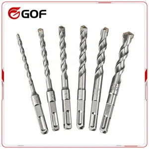 Drill Bit Set Tungsten Steel Flat Head Twist Drill Bit 6mm Straight Shank Diamond Carbide DIN338 Standard