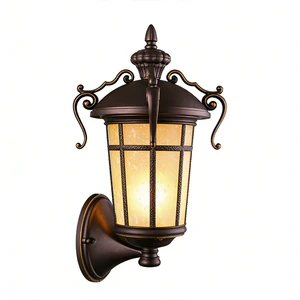 Exquisite Retro Outdoor Wall Lamp, Aluminum IP65 Waterproof, Suitable for Villa Gardens Customizable