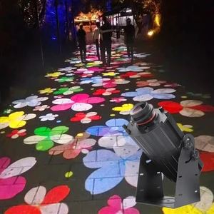 Outdoor Waterproof Advertising Gobo Projector Light 200W Pattern Rotation Led Gobo logo Advertising Light