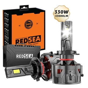 Redsea R33 High Power 300W 12V 30000LM Car Led Headlights Auto Lighting System H1 H4 H7 Led Headlight Bulb 9005 9006