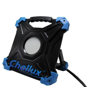 COB AC 110v 230v Portable Corded Work Lights Connect Tools Led Temporary Work Light with Powered Outlet