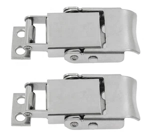 Stainless Steel 304 Spring Loaded Draw Latch Toggle Hasp Clamp Latch Lock Cylinders For Boxes And Cabinets