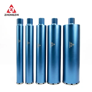 Laser Welded Diamond Core Drill Bit for Granite Marble Solid Block Stone Reinforced Concrete,Dry or Wet Drilling