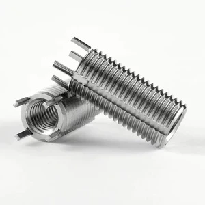 Stainless Steel Threaded Bushings Fasteners Metric Coarse Thread Inserts with Polished Finish for General Industry Use